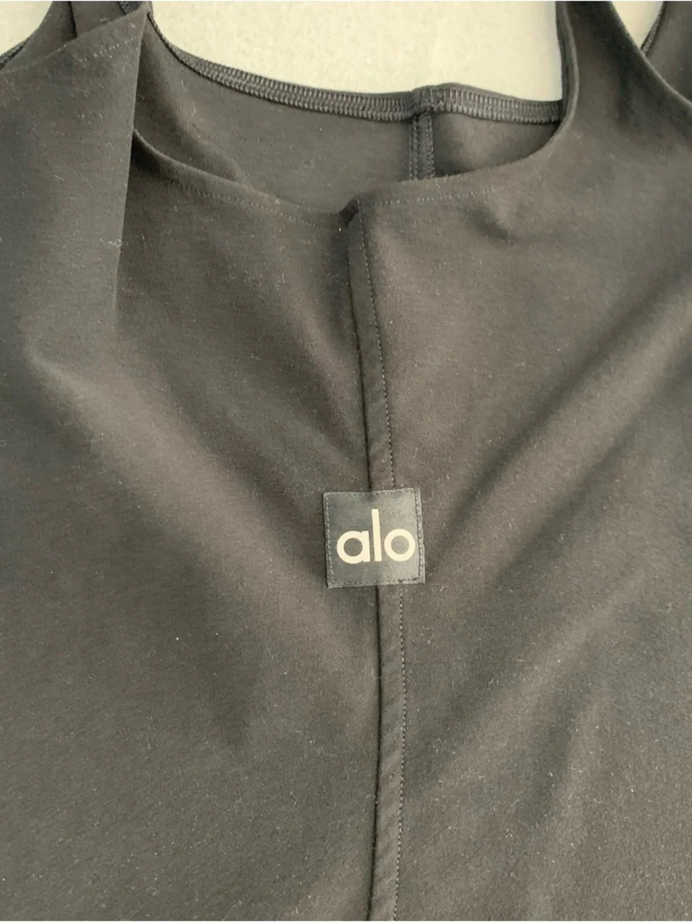 Alo Yoga Alosoft Head Start Dress Black Size XSS Sleeveless Bodycon